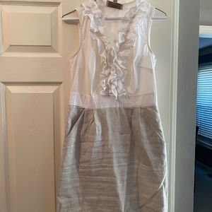 Ann Taylor Loft ruffle dress size 4